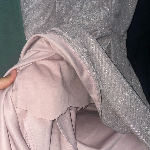 Macys - Juniors’ glitter mesh skater dress - Picture 7 of 7